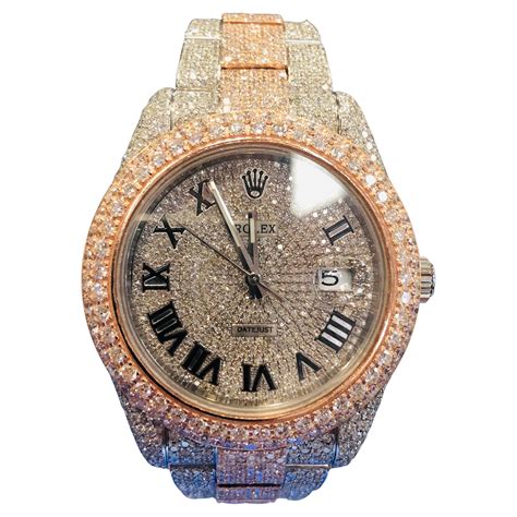 blinged-out rolex replica|rolex iced out diamond.